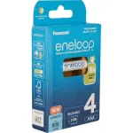 Laetavad patareid PANASONIC ENELOOP AAA 800 mAh 4 tk (BK-4MCDE/4CP)