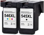 G&G XL tindikassett 2-pakk, &uuml;hilduv Canon 546XL/545XL (15088)