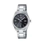 CASIO naiste LTP1302PD1A1V analoogkvartskell, h&otilde;bedane roostevaba teras, must sihverplaat, 50 m veekindlus