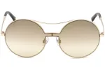 WEB EYEWEAR naiste p&auml;ikeseprillid WE0211-28G kuldne metallraam, pruun gradientl&auml;&auml;ts 59 mm