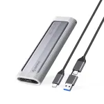 ORICO AXM2S-G2-V1 M.2 NVMe/NGFF USB-C/USB-A to USB-C Enclosure - Grey