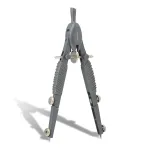Aristo TopLine Mat Series Drawing Compass Grey, 1 Piece (AR55816)