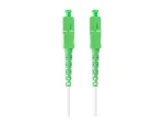 LANBERG FO-SASA-SS31-0150-WH 15m &uuml;hemoodiline SC/APC kuni SC/APC simpleks kiudoptiline patch-kaabel, LSZH, G.657.B3, 3.0mm, valge