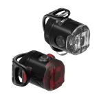 Lezyne LED valgustite komplekt USB paar &ndash; 200 luumenit ees ja 10 luumenit taga, IPX7, integreeritud USB laadimine