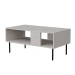 Kohvilaud Cama LUCCA pink/laud 100x55x46 ka&scaron;miir, ristk&uuml;likukujuline hall pealispind