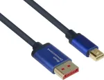 GoodConnections Alcasa 4824-SF010B Mini DisplayPort - DisplayPort kaabel 1m sinine 4K@60Hz