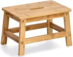 Zeller Present kokkupandav taburet antratsiit - k&otilde;va iste - puit - 4 jalga 13037