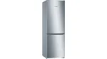 Bosch Serie 2 KGN33NLEB k&uuml;lmik-s&uuml;gavk&uuml;lmik, eraldiseisev, 279 l, No Frost, E, roostevaba teras