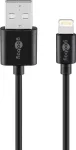 Goobay Lightning USB laadimis- ja s&uuml;nkroonimiskaabel 1 m Lightning USB A CE MFi