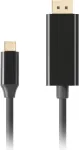 LANBERG Kaabel USB-C M ->DisplayPort M 0,5 m 4K 60 Hz must