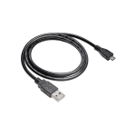 Akyga AK-USB-21 USB 2.0 kaabel USB-A (M) - Micro USB-B (M), 1 m, must