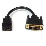 StarTech.com 8in HDMI to DVI-D Video kaabliadapter - HDMI Female to DVI Male