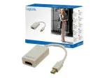Videokaabli adapter LOGILINK Mini DisplayPort HDMI Type A CV0036A, 0,1 m, hall