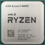 Lauaarvuti protsessor AMD Ryzen 5 5600X, 6 tuuma, 3,7 GHz baassagedus, 4,6 GHz turbosagedus, 32 MB L3, Socket AM4, DDR4-3200 tugi