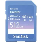 Flash-m&auml;lu SanDisk 512 GB SDXC UHS-II Creator