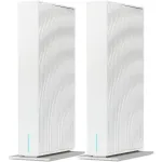 Acer Wave 7, Wi-Fi 7 Mesh-ruuter, EU-pistik, kahe paki traadita ruuter Gigabit Ethernet Kaheriba (2,4 GHz + 5 GHz v&otilde;i 2,4 GHz + 6 GHz)