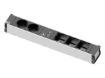 Pikendusjuhe Bachmann 912.0168 siseruumidesse 2 vahelduvvoolupistikut must hall