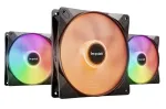 be quiet LIGHT WINGS LX 140mm PWM High Speed 3-Pack Must Arvuti korpuse ventilaator 14 cm 3 tk