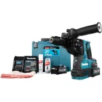 Makita HR004GM201 juhtmeta p&ouml;&ouml;rdhaamer SDS-plus 2,9 džauli 2 akut, laadija kaasas