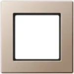 Seinal&uuml;liti katteplaat JUNG AC 581 CH Champagne, duroplast, 84&times;84 mm