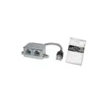 V&otilde;rgukaabel ShiverPeaks Cat5e RJ45-2x RJ45 0,1 m Must H&otilde;bedane