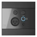 AUDAC WP225/B Seinapaneel, XLR-mikrofon + 3,5 mm pesa, Bluetooth, must