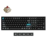 Mehaaniline klaviatuur Keychron Q6 Ultra 8K &mdash; T&auml;issuuruses (100%), USB + RF-juhtmeta + Bluetooth, RGB, Must