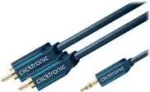 MP3 adapterikaabel (3,5 mm helipistik / 2 RCA-pistikut) - 3,0 m lisakaabel MP3-m&auml;ngijatele, iPodidele ja nutitelefonidele