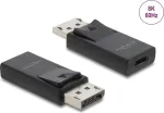 DELOCK USB USB-C DisplayPort-adapter 8K HDR- ja HDCP-toega