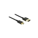 HDMI-kaabel DeLOCK HDMI-A/HDMI Micro-D 0,5 m