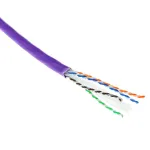 ACT Cat 6A U/UTP t&auml;ispaigalduskaabel, LSZH, CPR euroklass ECA 23AWG, violetne 500 meetrit