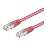 Wentronic Goobay CAT 5e patch-kaabel, SF/UTP, magenta, 3 m - CCA vasksegu (93416)