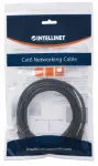 Intellinet v&otilde;rguparanduskaabel, Cat6, 2m, must, CCA, U/UTP, PVC, RJ45, kullatud kontaktid, takerdumisvastane, kaitsekorgiga, eluaegne garantii