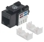 Intellinet 210720 Cat6 keystone-pesa, UTP, RJ-45 emane, LSA, must