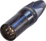 Neutriku XLR-pistik, sirge, pooluste arv: 5, must, NC5MXX-B, 1 tk (NC5MXX-B)