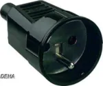 Bachmann 912.273 kaitsekontaktiga &uuml;henduspesa (CEE 7/4), valge