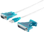 USB 2.0 RS232 muundur ShiverPeaks 75605 &ndash; 1,5 m kaabel, USB-jadaliidese adapter