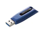 Verbatim V3 MAX - USB 3.0 m&auml;lupulk 128 GB - sinine, 128 GB, USB Type-A, 3.2 Gen 1 (3.1 Gen 1), 175 MB/s, liugur, must, sinine