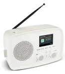 Personaalne raadio MEDION MD89288 &mdash; DAB+ / FM, 5 W RMS, TFT 2,4 tolli (6,1 cm), valge, AC 100&ndash;240 V