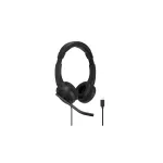 Kensington H1000 USB-C On-Ear-peakomplekt, juhtmega, k&otilde;ned/muusika, 20&ndash;20000 Hz, 190 g, peakomplekt, must