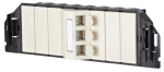 Socket-outlet RJ-45 MetzConnect 1309310301-E must valge kategooria 6e