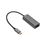 Akyga AK-AD-65 USB-C &ndash; Gigabit Ethernet v&otilde;rguadapter, RJ45, 15 cm, h&otilde;bedane