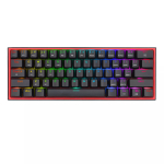 Klaviatuur REDRAGON FIZZ PRO K616-RGB B Gaming USB RF traadita Bluetooth QWERTY must punane