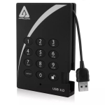 V&auml;line k&otilde;vaketas Apricorn 2TB USB 3.2 Gen 1 Aegis Padlock