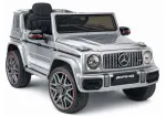 LEAN CARS Mercedes AMG G 63 Silver Painted Battery-Operated Car