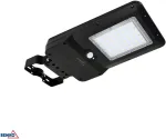BEMKO SOLGER 20W Solar LED Street Light 3000lm Selectable CCT 3000/4000/6000K IP65 Black with PIR Sensor