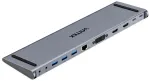 UNITEK USB-C dokkimisjaam DisplayLink 4K@30Hz 5Gbps PD 100W