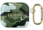 Guess GUA3UCAMA Camo Collection kaitsev &uuml;mbris Apple AirPods 3. p&otilde;lvkonna jaoks - roheline/khaki