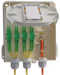 EFB Elektronik FTTH hoone sisenemiskarp IP54, t&uuml;hi, max 8 SC/LC, lukuga (53706.1)