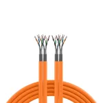 EFB Elektronik INFRALAN Cat.7 1000 AWG23 S/FTP 2x4P CPR Eca oranž 25m